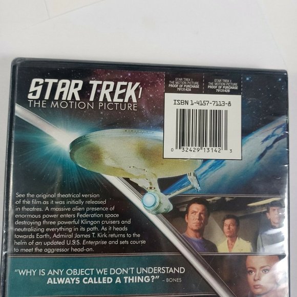 Star Trek The Motion Picture NEW DVD Sealed Widescreen Special Features - Picture 3 of 13